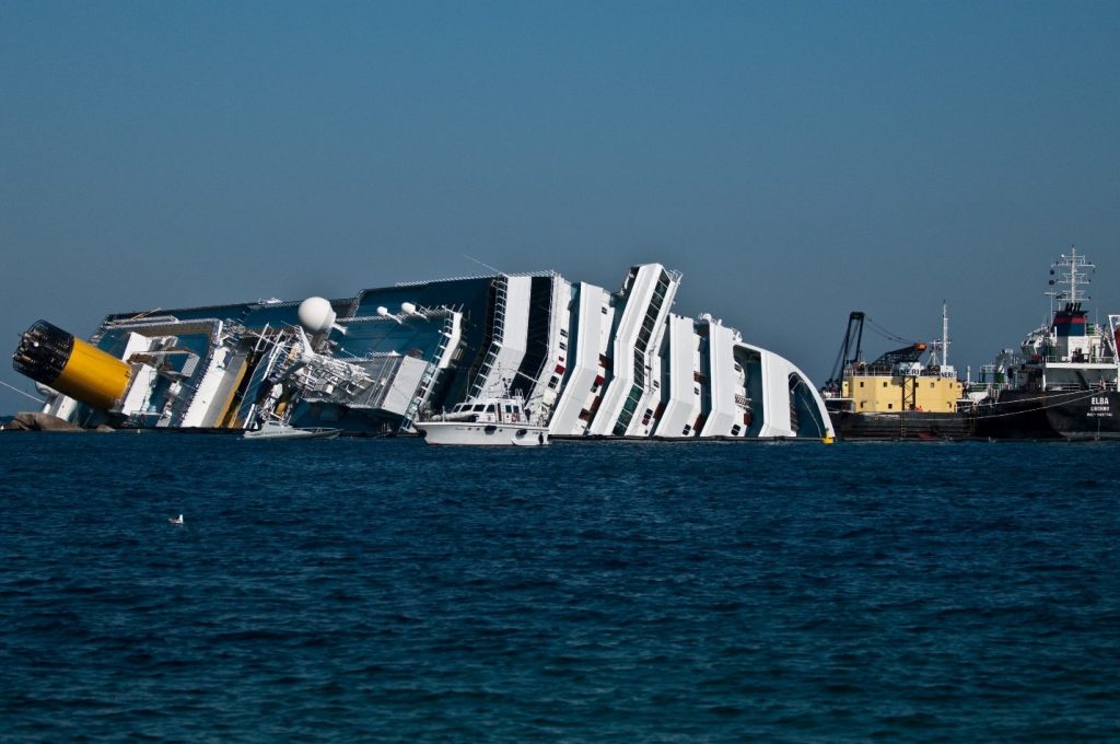 cruise ship wreck
