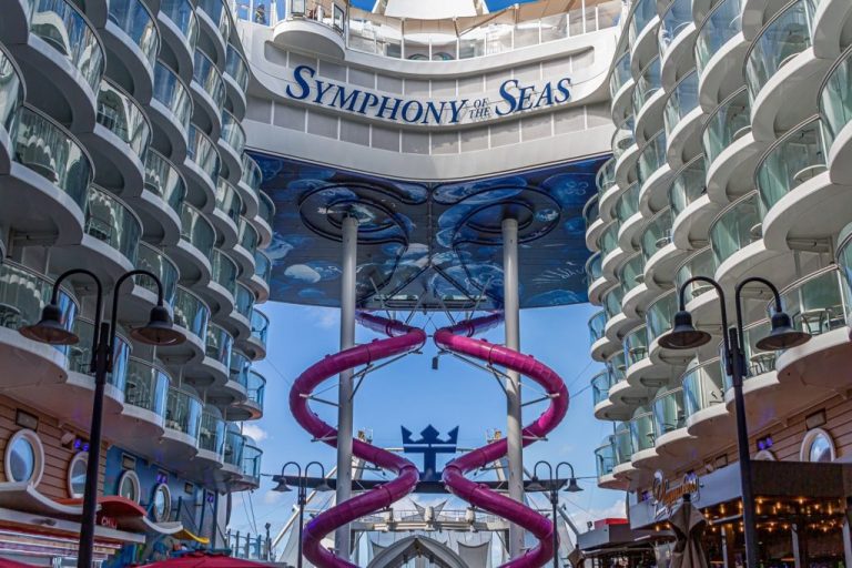 Balconies and Water Slides on Symphony of the Seas