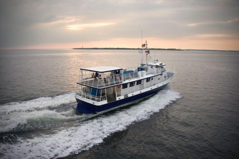 Passenger ferry boat.