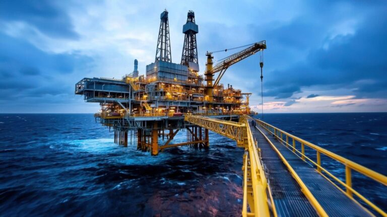 Offshore oil rig