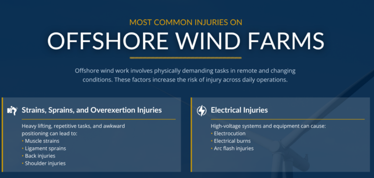 Most Common Injuries on Offshore Wind Farms Cover Image